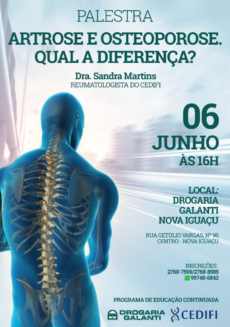 PALESTRA Artrose e Osteoporose qual a diferença Associação Médica de Nova Iguaçu